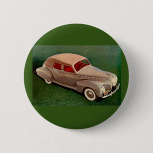 1939 Lincoln Zephyr 2 Inch Round Button