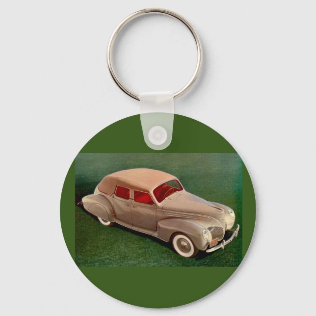 1939 Lincoln Zephyr Keychain (Front)