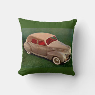 1939 Lincoln Zephyr Throw Pillow