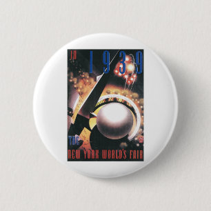 1939 New York World Fair 2 Inch Round Button