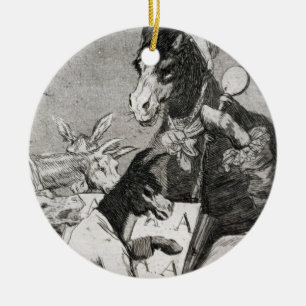 193-0082137 Might not the pupil know more?, plate Ceramic Ornament