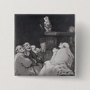 193-0082153 What a golden beak!, plate 53 of 'Los 2 Inch Square Button