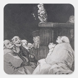 193-0082153 What a golden beak!, plate 53 of 'Los Square Sticker