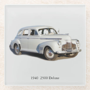 1940 2500 Deluxe glass coaster