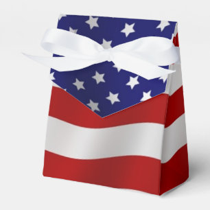 1940s American Flag Favor Box
