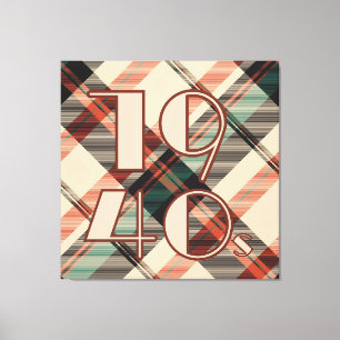 1940s canvas print
