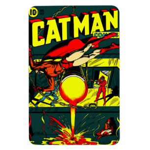 1940's Cat-Man Comics Flexible Magnet