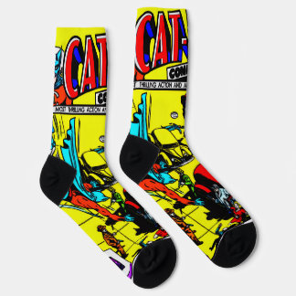 1940's CAT-MAN Comics Socks