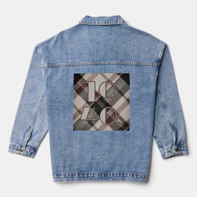 1940s  denim jacket (Back)