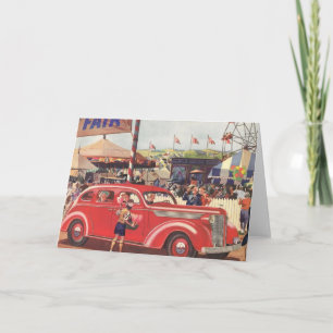 1940's Desoto Greeting Card