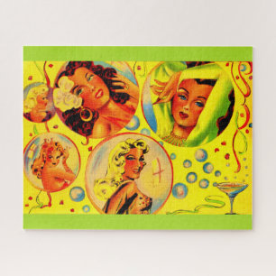 1940s glamour girls jigsaw puzzle