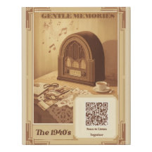 1940s Memory Care Music Canvas Art Dementia