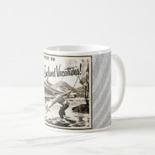 1940s NEW ENGLAND VACATION AD Coffee Mug