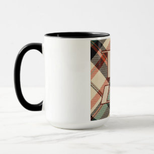 1940s Plaid Combo Mug
