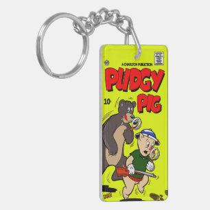 1940's Pudgy Pig Keychain