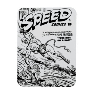 1940's SPEED Comics Flexible Magnet