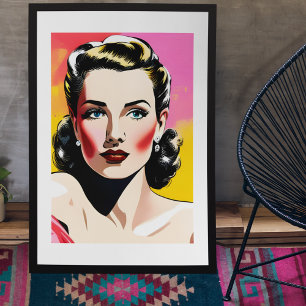 1940s Timeless Beauty unframed  Poster