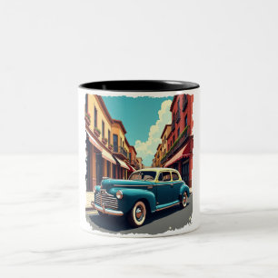 1940s Vintage Car Mug
