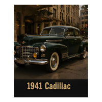 1941 Cadillac Vintage Luxury Classic American Car