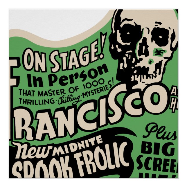 1941 Francisco Spook Frolic Poster (Front)