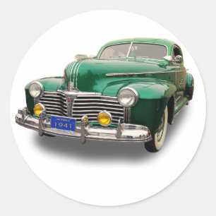 1941 PONTIAC CLASSIC ROUND STICKER