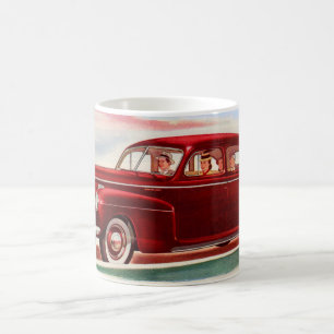 1941 red Mercury 8 Coffee Mug