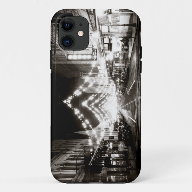 1942 Honolulu's Fort Street at Night Case-Mate iPhone Case (Back)