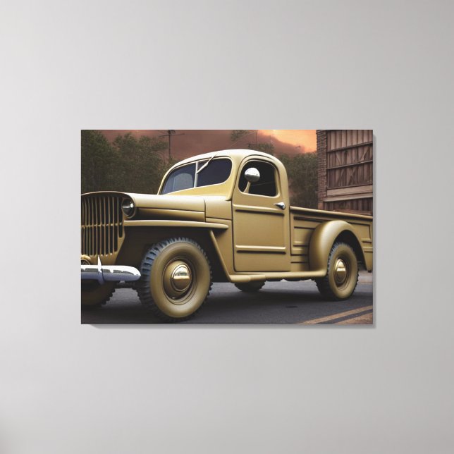 1942 Pickup Truck Canvas Print (Front)