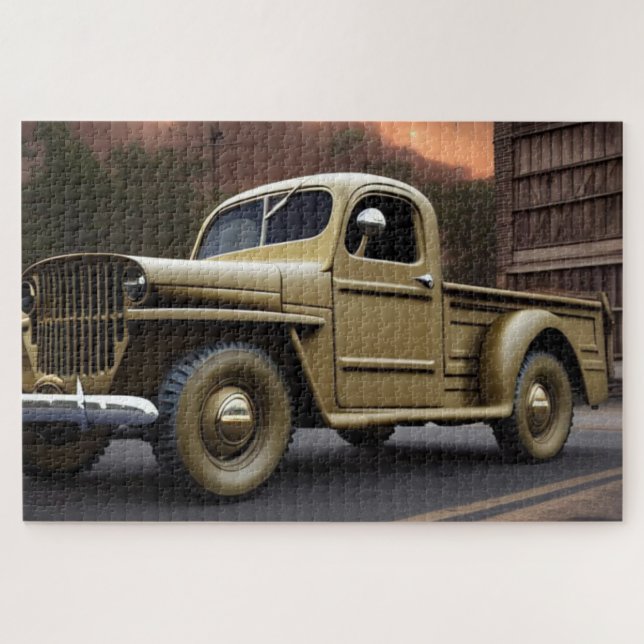 1942 Pickup Truck classique voiture Jigsaw Puzzle (Horizontal)