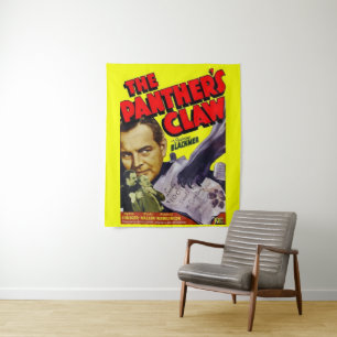 1942 The Panther’s Claw movie poster Tapestry