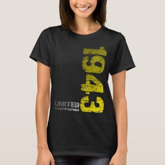 1943 80th Birthday born 1943 T-Shirt