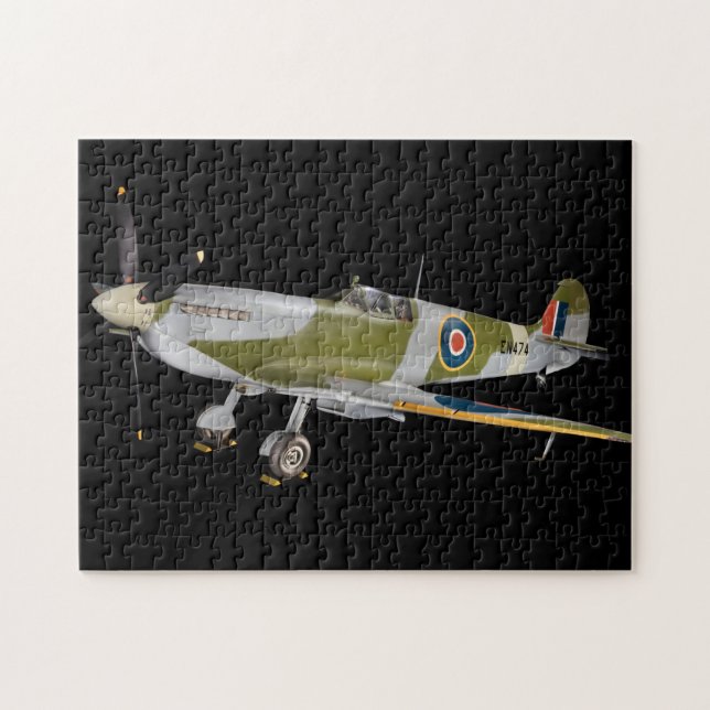 1943 Supermarine Spitfire HF. Mk. VIIc Airplane Jigsaw Puzzle (Horizontal)