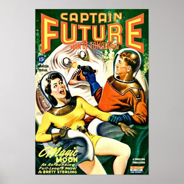 1944 Captain Future cover Poster (Front)