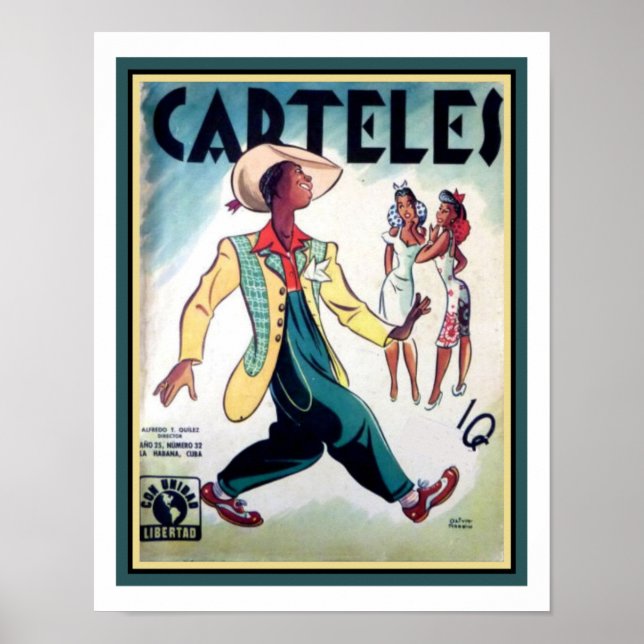 1944 Carteles Cool Cat Magazine Cover Poster (Front)