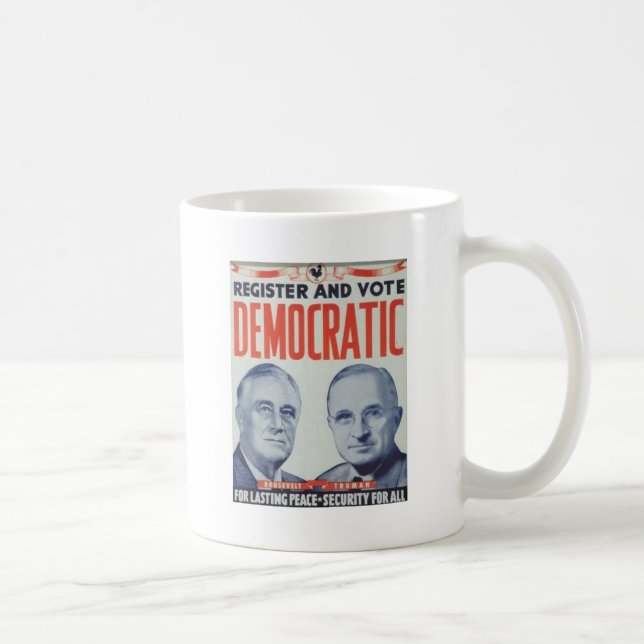 1944 Roosevelt - Truman Coffee Mug (Right)