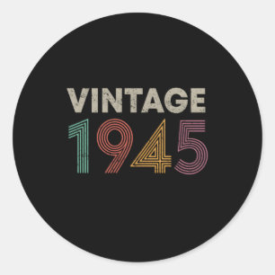 1945 CLASSIC ROUND STICKER