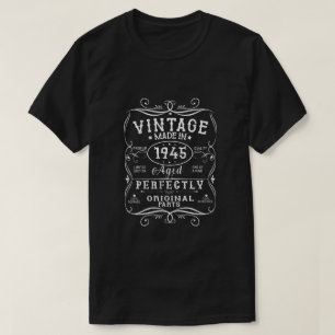 1945. Vintage 1945 Birthday Gift Men Women. T-Shirt