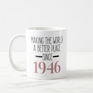 1946 Birthday 80 80th Years Old Gifts Women Mom Coffee Mug