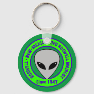 1947 Roswell UFO Incident Keychain