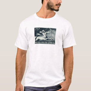 1948 75zt Polish Airmail Stamp T-Shirt