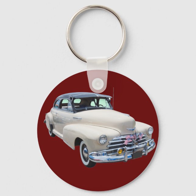 1948 Chevrolet Fleetmaster Antique Car Keychain (Front)