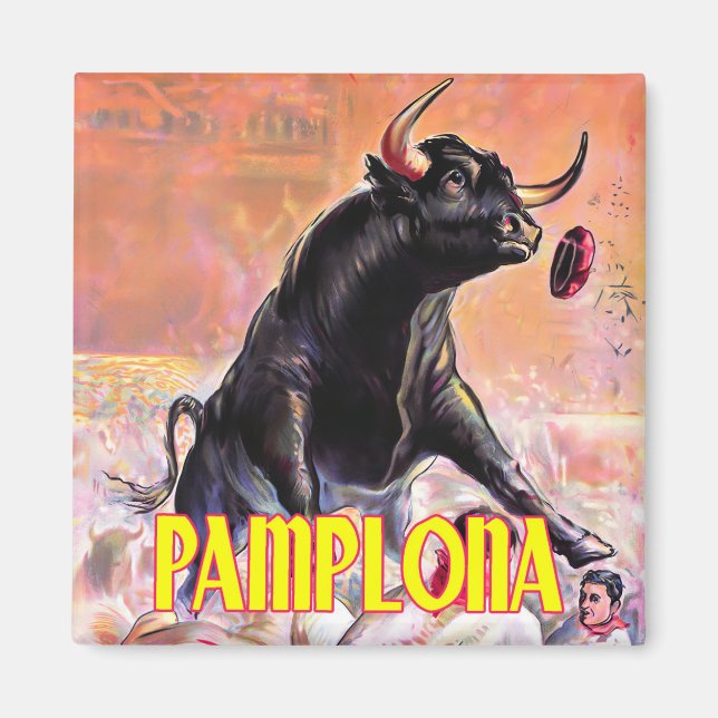 1948 Feria de Pamplona vintage Magnet (Front)