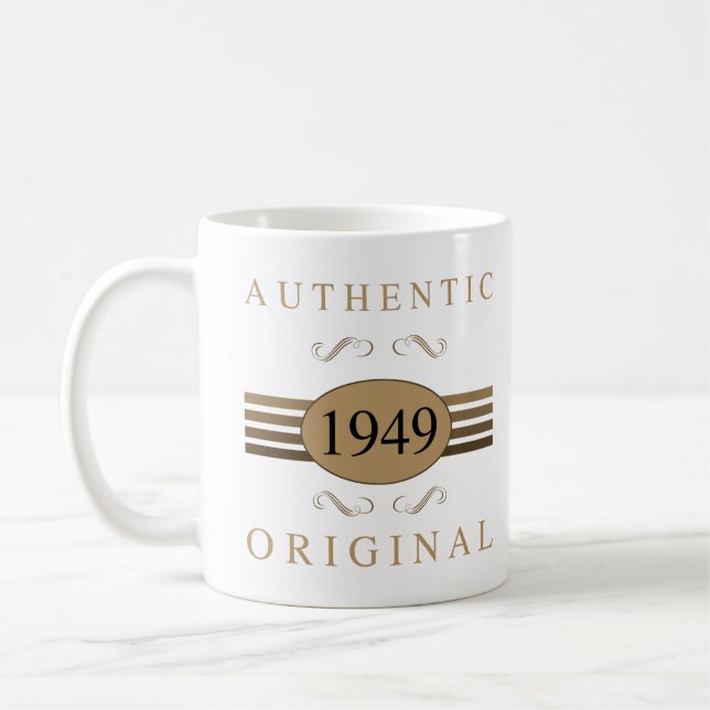 1949 Birthday Authentic Coffee Mug (Left)
