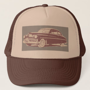 1949 Mercury retro style art on trucker cap
