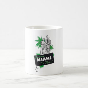 1949 MIAMI TOURISM AD VINTAGE! OLD! QUAINT! COFFEE MUG