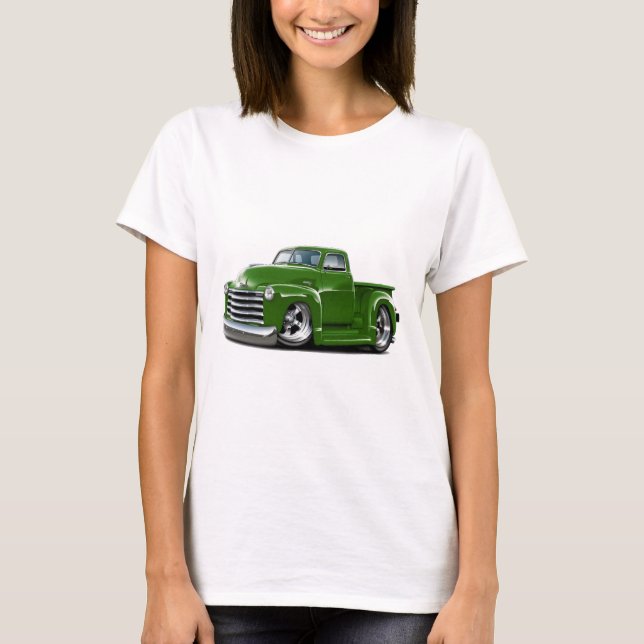 1950-52 Chevy Green Truck T-Shirt (Front)