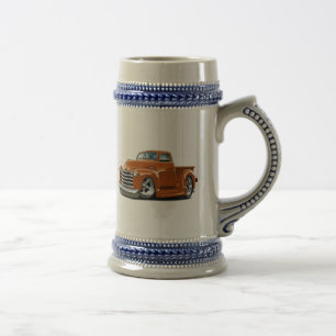 1950-52 Chevy Orange Truck Beer Stein