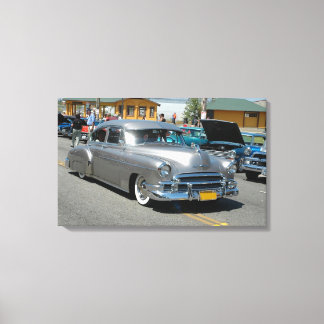 1950 Chevrolet Fleetline Poster Canvas Print