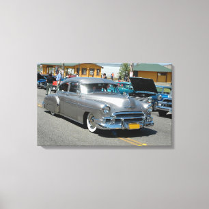 1950 Chevrolet Fleetline Poster Canvas Print