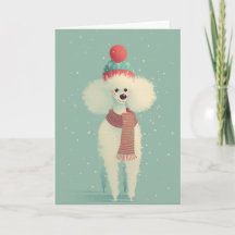 1950 Christmas Poodle